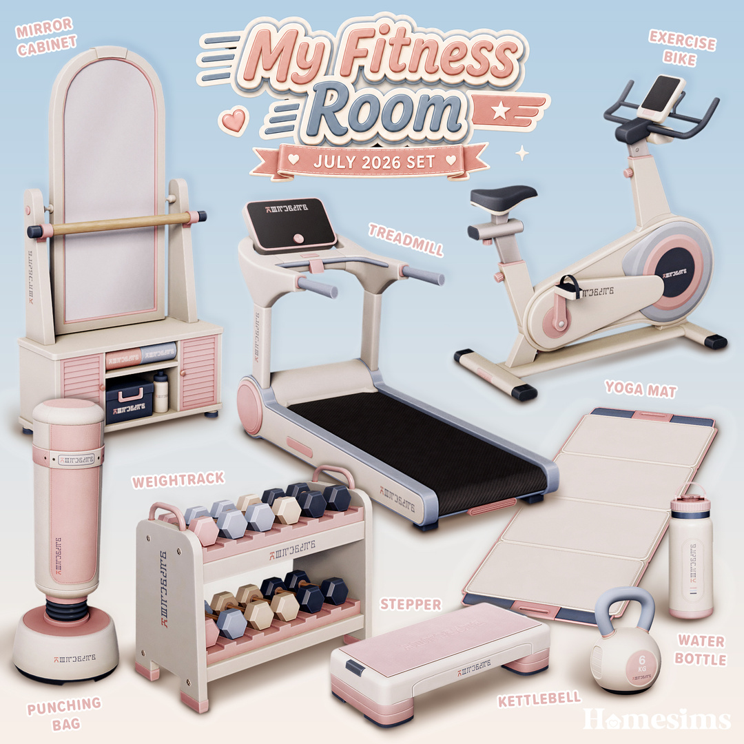 Скриншот мода Набор спортивного инвентаря MY Fitness